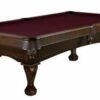 8FT Brunswick Allenton Pool Table Espresso Stain Ball & Claw Leg - Image 10