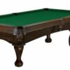 8FT Brunswick Allenton Pool Table Espresso Stain Ball & Claw Leg - Image 12