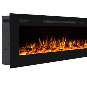 72" Wall Electric Fireplace