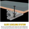 7ft Slate Pool Table Rasson