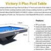 7ft Slate Pool Table Rasson