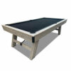 7FT Pool Table Black Felt Silver