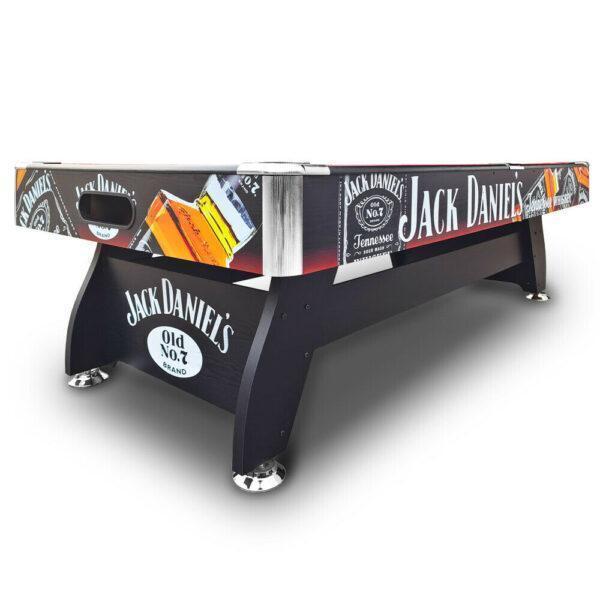 JD Logo 7FT MDF Black Felt Pool Table (Black Frame) - Image 3