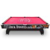 JD Logo 8FT Red Felt Pool Table (Black Frame) - Image 4