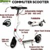 Zoomy Leisure Commuter Scooter for Adults (White) - Image 2