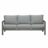 New Charcoal Outdoor Aluminium Sofa Lounge Setting Furniture Set - Image 3