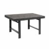 New Charcoal Outdoor 2-in-1 Aluminium Lounge Dining Table Setting - Image 2