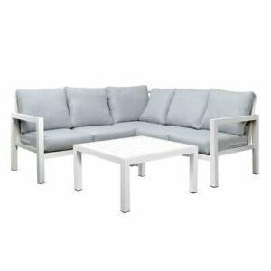 White Outdoor Aluminium Sofa