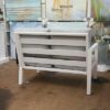 New White Outdoor Aluminium Sofa Lounge Setting Arm Chairs, Table. - Image 2