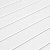 New White Outdoor Aluminium Sofa Lounge Setting Arm Chairs, Table.