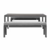Outdoor Bench Dining Set