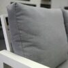 New White Outdoor Aluminium Sofa Lounge Set Arms Chairs Table - Image 3