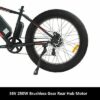 Shimano 7 Speed Mountain E-Bike Lithium Battery Fat-Tyres - Image 5