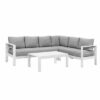 Aluminium L Shaped Sofa