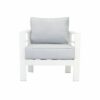 Paris 5 Seater Sofa Lounge Set Aluminium White - Image 10