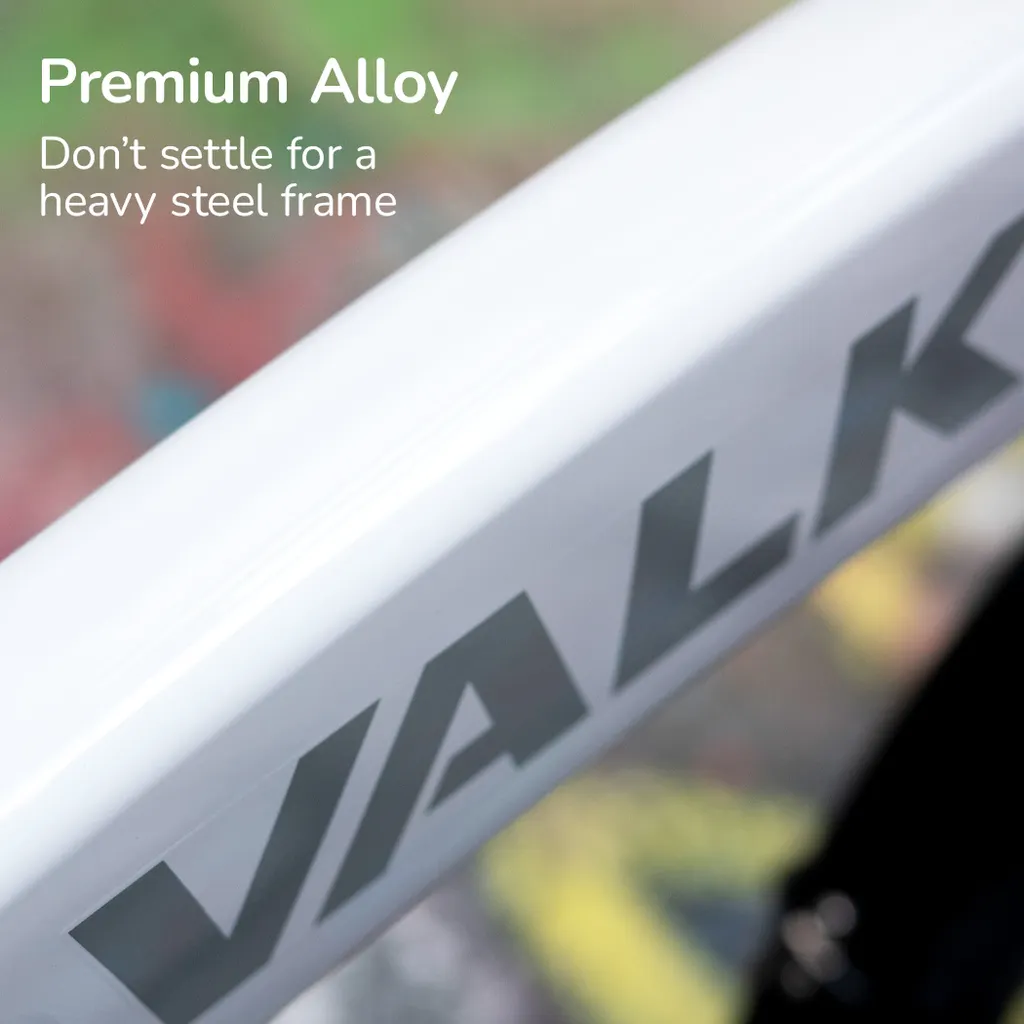 VALK Shuttle 5 Electric Folding Bike, 20" Tyres, Shimano 7-Speed, White 16 VALK Shuttle 5 Electric Folding Bike, 20" Tyres, Shimano 7-Speed, White - Image 16