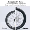 VALK Shuttle 5 Electric Folding Bike, 20" Tyres, Shimano 7-Speed, White - Image 8