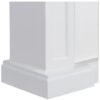 Hudson Electric Fireplace Heater White Mantel & 30" Moonlight Insert - Image 4
