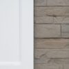 Hudson Electric Fireplace Stone Veneer Mantel & 30" Moonlight Insert - Image 6