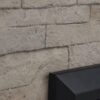 Hudson Electric Fireplace Stone Veneer Mantel & 30" Moonlight Insert - Image 4