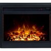 Hudson Electric Fireplace Stone Veneer Mantel & 30" Moonlight Insert - Image 12