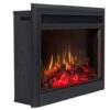 Hudson Electric Fireplace Stone Veneer Mantel & 30" Moonlight Insert - Image 11