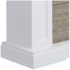 Hudson Electric Fireplace Stone Veneer Mantel & 30" Moonlight Insert - Image 7