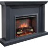 Kingsley 2000W Electric Fireplace Grey Mantel & 30" Primo Insert - Image 3