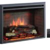 Kingsley 2000W Electric Fireplace Grey Mantel & 30" Primo Insert - Image 4