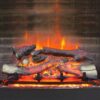 Kingsley 2000W Electric Fireplace Grey Mantel & 30" Primo Insert - Image 5