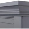 Kingsley 2000W Electric Fireplace Light Grey Mantel & 30" Primo Insert - Image 9