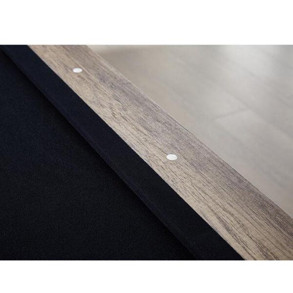 8FT Simple Modern Pool Table Wood Grain Gray or Black Felt - Image 8