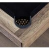 8FT Simple Modern Pool Table Wood Grain Gray or Black Felt - Image 7