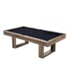 8FT Simple Modern Pool Table Wood Grain Gray or Black Felt - Image 2
