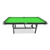 8FT Foldable Pool Table Green Felt - Image 2