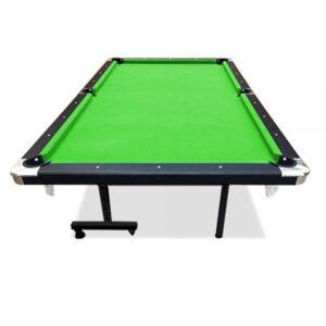 8FT Foldable Pool Table Green Felt