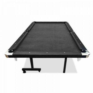 8FT Foldable Pool Table Black Felt