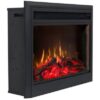 Kingsley Electric Fireplace Grey Mantel Suite & 30" Moonlight Insert - Image 4