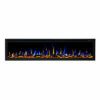 72" Recessed Wall Mounted Electric Fireplace Flame Effect Heater - Image 2