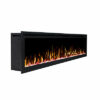 72" Recessed Wall Mounted Electric Fireplace Flame Effect Heater - Image 11