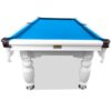 9ft Luxury Slate Pool / Snooker / Billiard Table White Frame - Image 2