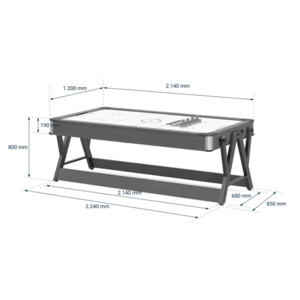 Angus 5 IN 1 7FT Pool Table-Multi Games - Image 4