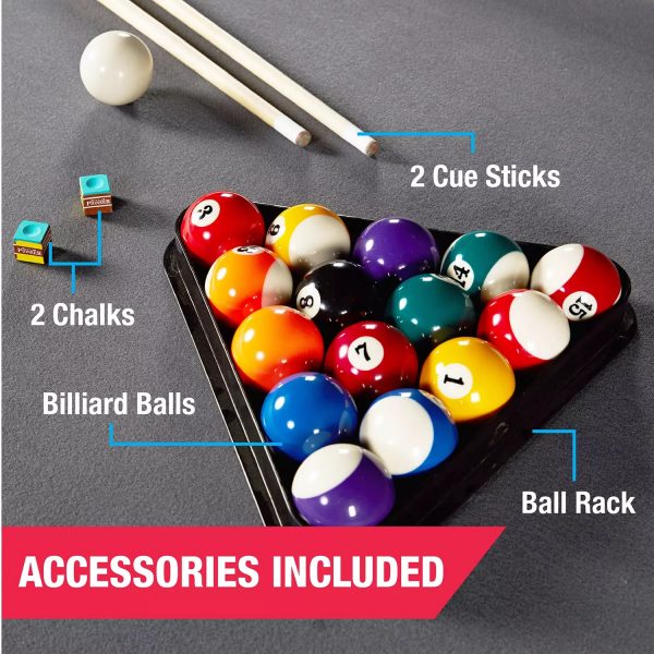 7FT Sleek Modern Design Pool Table - Image 4