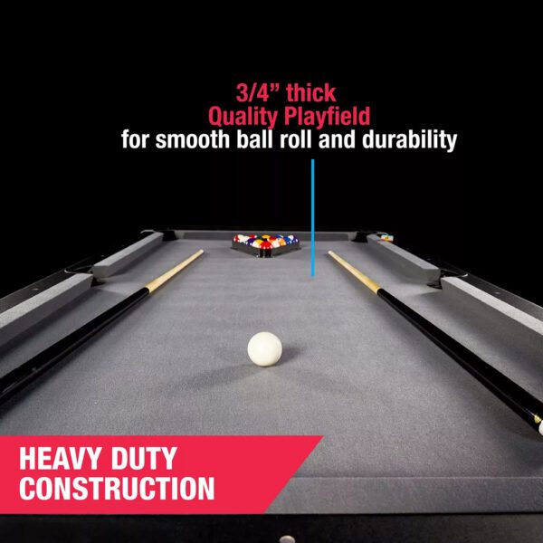 7FT Sleek Modern Design Pool Table - Image 2
