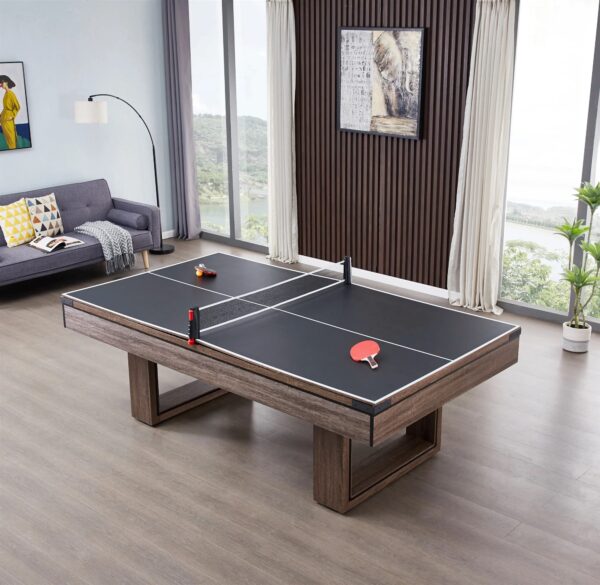 8FT 3 IN 1 Pool Table With Table Tennis & Dining Top - Ocala Design - Image 5