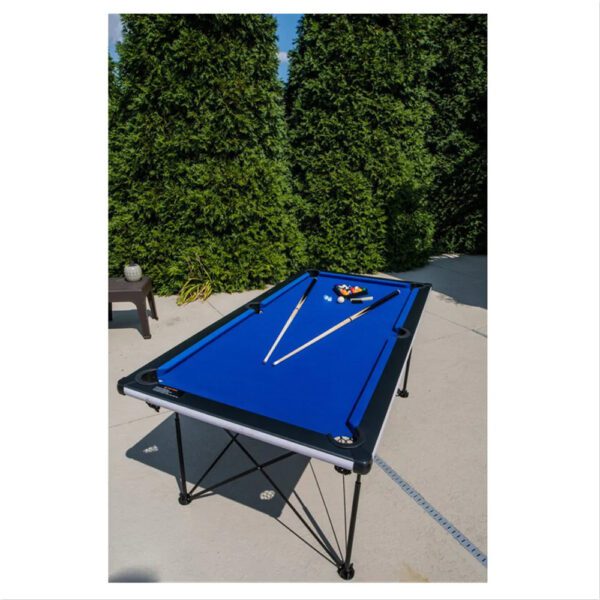 Portable Lydia 6FT Pool Table/Table Tennis Table With Free Accessories - Image 9