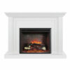 Electric Fireplace White Mantel