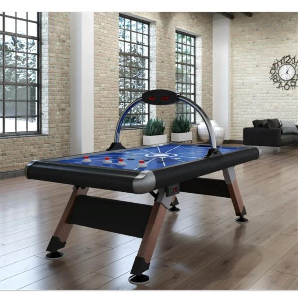 X3s 7FT Blue Air Hockey Table - Sleek Modern Blue - Image 10