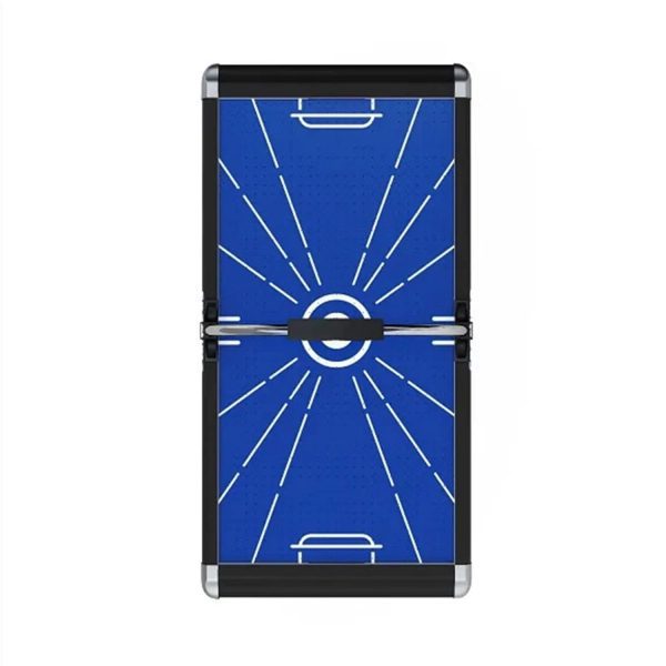 X3s 7FT Blue Air Hockey Table - Sleek Modern Blue - Image 2