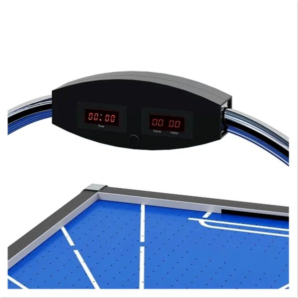 X3s 7FT Blue Air Hockey Table - Sleek Modern Blue - Image 3